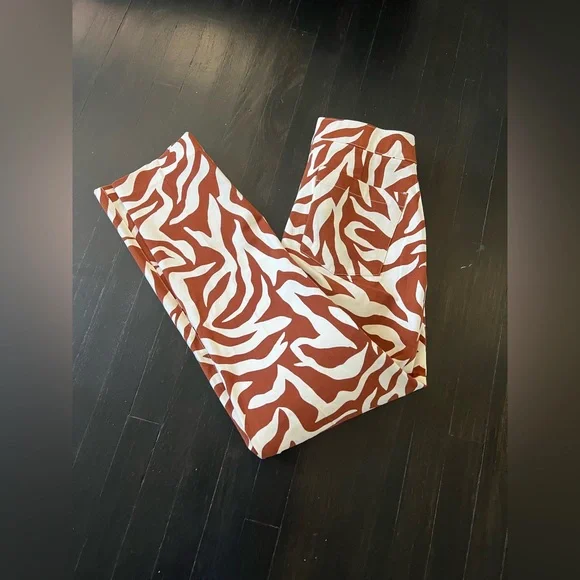 SPANX Polished Ankle Print Pants size M - Picture 2 of 11